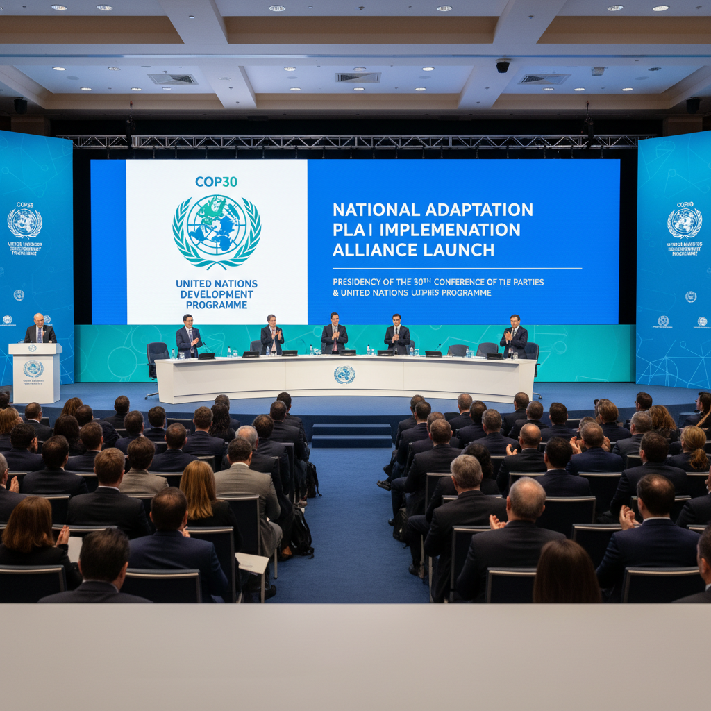 رئاسة مؤتمر الأطراف الثلاثين وبرنامج الأمم المتحدة الإنمائي يعلنان عن إطلاق تحالف تنفيذ خطة التكيف الوطنية